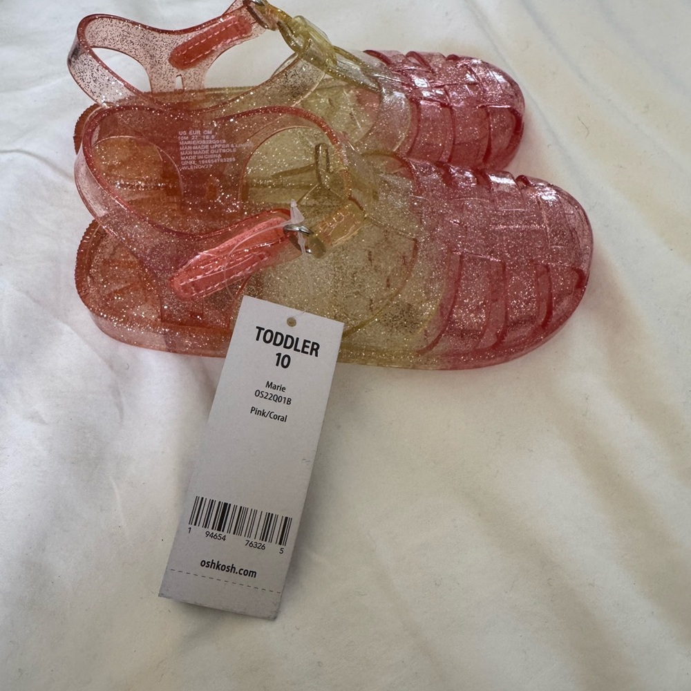 OshKosh B'gosh Pink and Gold Kids Sandals
